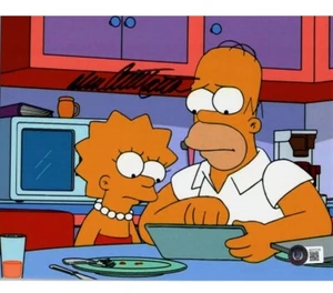 DAN CASTELLANETA SIGNED 8X10 PHOTO BECKETT THE SIMPSONS HOMER KRUSTY BAS COA - Picture 1 of 1