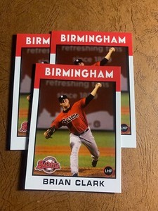 BRIAN CLARK Birmingham Barons Grandstand 2016 3ct lot EX/NM PWESHIP