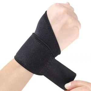 2 Pcs Wrist Support Brace Adjustable Wrist Strap for Fitness Weightlifting - Photo 1/7