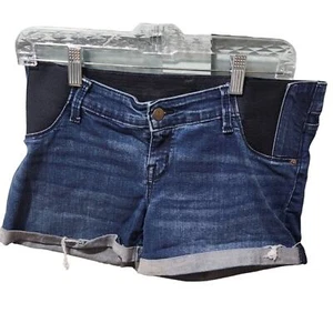 Pantalones Cortos de Jean Isabel Maternity Midi Azul Denim Talla 6 - Imagen 1 de 6