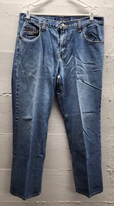 Vintage US Polo Assn Jeans Herren 36x32 Blau Denim Medium Wash Straight Leg Jeans - Bild 1 von 6