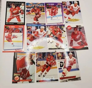 17  Steve Yzerman Card Lot NHL Hockey Detroit Red Wings - Picture 1 of 8