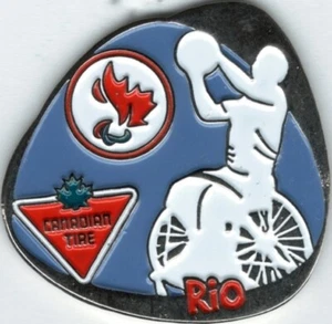 2016 Rio Canadian Tire Canada Paralympic Wheelchair BB Team NOC Sponsor Pin - Picture 1 of 1