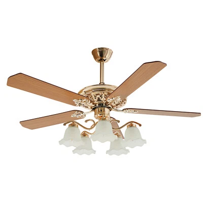 Modern 52" LED Fan Chandelier Ceiling Fans Light with Remote Control Durable New - Image 1 of 4