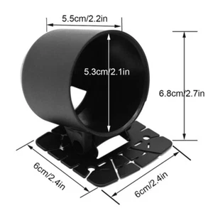 52mm Universal Single Gauge Cup Car Holder Car Dash Cup Retrofit Gauge Holde ZF - Picture 1 of 11