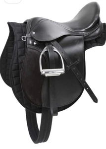 Covalliero Kerbl Unisex Pony Sattel für Ponys, Schwarz, 16" - Bild 1 von 8