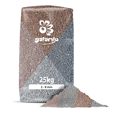 Palette 40×25 kg 1000 kg Lavamulch 2–8 mm – Garten | Terrasse Boden Zier Steine - Bild 1 von 4