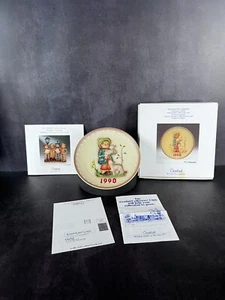 Vintage 1990 Goebel M.J. Hummel Porzellan Sammler Teller Made In Germany - Bild 1 von 18