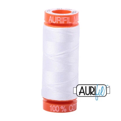 Aurifil Thread Mako 50wt 100% Cotton Small Spools 220 yds Each - Image 1 of 4