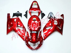 Candy Red ABS Injection Fairing Kit for GSXR600/750 2001-2003 With Tank Cover - Picture 1 of 7