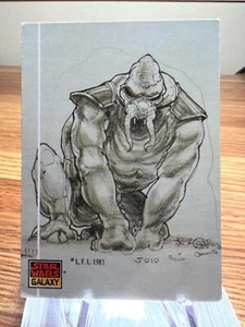 1993 Topps Star Wars Galaxy The Design Of Star Wars Creature Collaboration #38 - Picture 1 of 2
