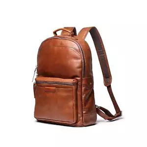 Full Grain Soft Leather Backpack - Picture 1 of 5