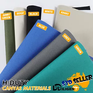 Plain Weave Canvas 600D Rip Water Proof Sunshade Materials Awning Replace Fabric - Picture 1 of 25