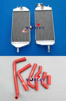 Radiador de aluminio + manguera roja para gas MX/SM/EC 200/250/300 2007-2014 08 2008 Foto 1 de 4