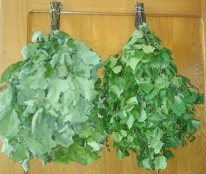 SET 30 fruste ECO:15 ROVERE + 15 scopa betulla per sauna stagione 2025 SPEDIZIONE GRATUITA - Foto 1 di 13