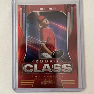 2022 Absolute Baseball Reid Detmers Red Rookie Class Insert #/99 LA Angels - Picture 1 of 2