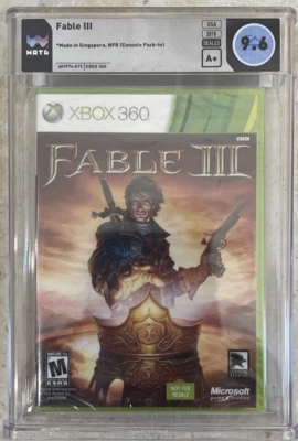 Fable III Xbox 360 Clasificado WATA 9.6 A+ Precintado Nuevo Foto 1 de 2