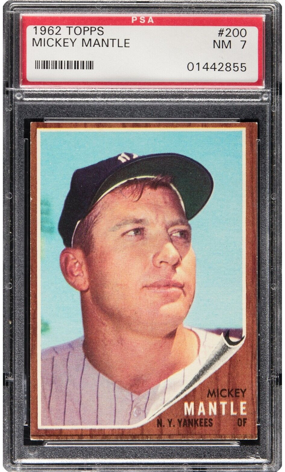 Mickey Mantle 1962 Topps #200 Base Price Guide - Sports Card Investor
