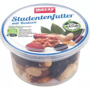 Meray Studentenfutter mit Rosinen 24x100 g Becher - Bild 1 von 1