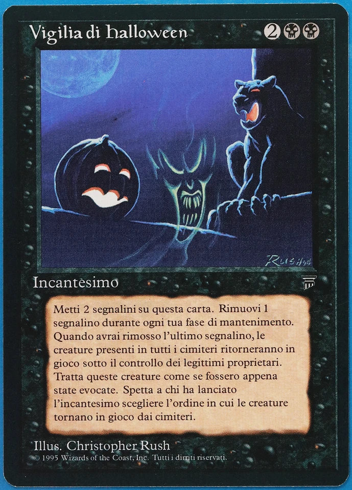All Hallow's Eve Legends (ITALIAN) NM (Reserved List MTG Card) (499741) ABUGames - Image 1 of 2