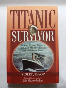 Titanic Survivor Memoirs of Violet Jessop Edited / SIGNED John Maxtone-Graham - Picture 1 of 17