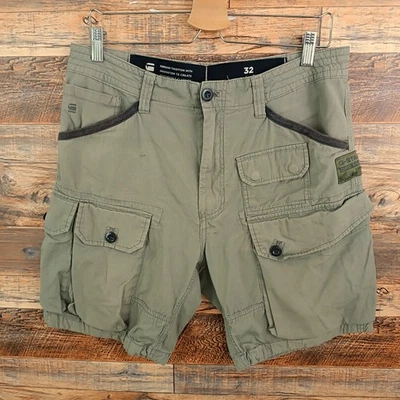 Pantalones cortos cargo G-Star RAW para hombre talla 32 cremallera Foto 1 de 4