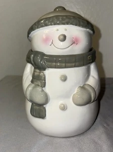 WoodWick Jolly Friends Snowman Figurine *NO Candle Only Jar L1133 - Picture 1 of 13