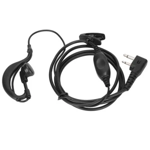 Walkie-Talkie-Headset Bezprzewodowe słuchawki douszne w kształcie litery G do Ic-F3 Ic-F3S Ic-F4 Ic-F DON - Zdjęcie 1 z 22