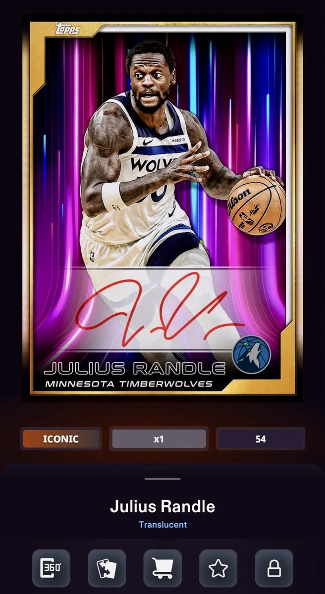 Julius Randle Basketball Autographed Sports Trading Cards