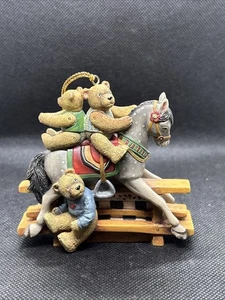 Susan Winget 1st Edition Ornament 1998 "Erin's Rocking Horse" - Bild 1 von 8