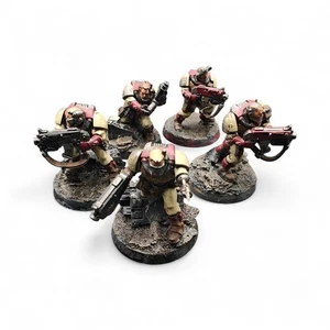 Space Marine Scout Squad Painted Warhammer 40K Miniatures Vintage - Picture 1 of 11