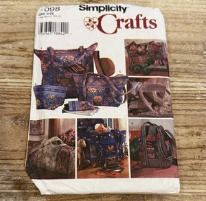 Vintage Simplicity Crafts Handbag Bag Uncut Sewing Pattern 7098 - Picture 1 of 3