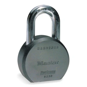 MASTER LOCK 6230LH Keyed Padlock, 7/8 in,Rectangle,Silver 3KJK2 - Picture 1 of 1