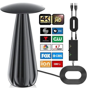 Pro TV Antenna with 1000+ Miles Range - Indoor/Outdoor, Supports 4K 8K 1080p,... - Picture 1 of 7