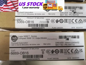 New Sealed Allen Bradley 5069-OB16 CompactLogix DC Output Module SER BCA STOCK - Picture 1 of 3