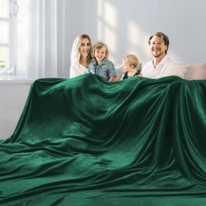 Oversized Blanket 120x120 Inches, Giant Huge Companion for Bed, Sofa, Travel ... - Bild 1 von 6