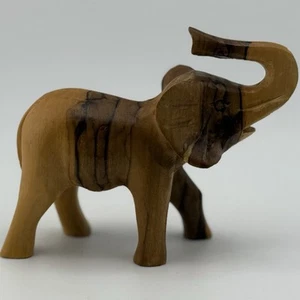 Vintage Handmade Wooden Elephant Figuring, Woodcraft - Picture 1 of 8