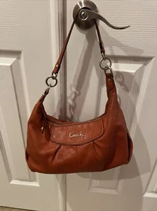 Special Collectible Classic Ashley Coach Bag In Orange - Ready For A Little TLC - Picture 1 of 16