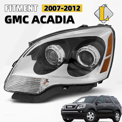 For 2007-2012 GMC Acadia HID Headlight w/o Bulbs w/o Ballast Left Driver Side Foto 1 de 4