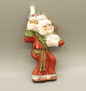 Vintage 1987 Kurt S Adler Bob Cratchit? Scrooge A Christmas Carol Ornament Ceram - Picture 1 of 8