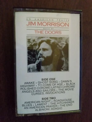 Jim Morrison, Music By The Doors – An American Prayer, Cassette,Elektra 5C-5502. - Image 1 of 3