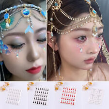 Face Tattoo Eyeshadow Stickers Nail Stickers 3D Face Jewels Diamond Decoration❀
