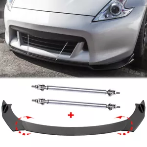 Parachoques delantero para Nissan Altima Sentra 2012-2021 alerón labial divisor + varillas de puntal - Imagen 1 de 12