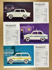 Trabant 601 600 1964 limusina 600 familiar recorte de página - Imagen 1 de 1