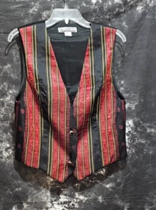 SK & Company - mehrfarbig gestreifte Polyesterweste - Größe 10 - Bild 1 von 2