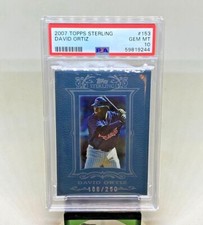2007 Topps Sterling MLB Baseball David Ortiz /250 PSA 10 Minnesota Twins