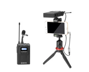 BOYA BY-WM8 Pro-K1 UHF Wireless Lavalier Microphone Kit For ENG EFP DSLR Camera - Picture 1 of 10