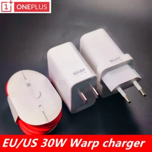 Original OnePlus 30W Warp Charge Dash Charger Adapter Cable OnePlus 8 7 Pro 6 T - Picture 1 of 17