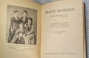 Signed 1936 Sigma Kappa Brave Maroon poetry anthology - Picture 1 of 5