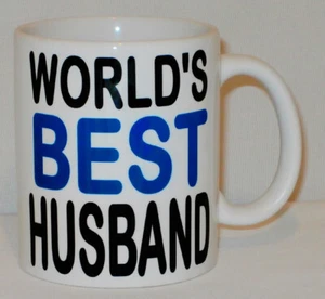 Tasse Weltbester Ehemann personalisiert toller Jahrestag Ehemann Partner Geschenk - Bild 1 von 3